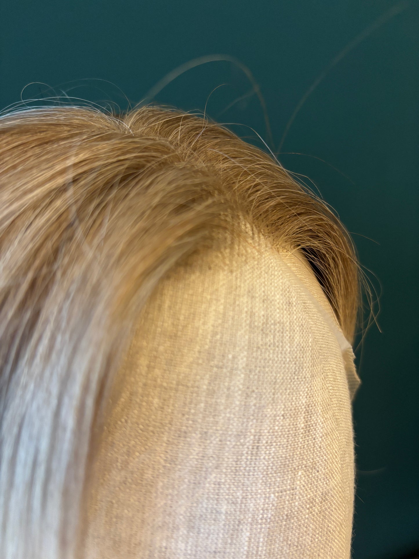 Echthaarperücke Blond